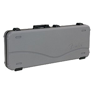 Case Fender Deluxe Molded para Stratocaster e Telecaster Cinza e Azul