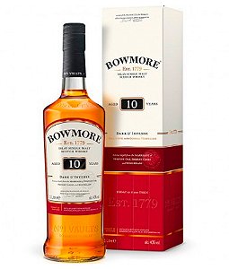 BOWMORE - 10 ANOS DARK & INTENSE
