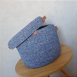 Cesto Organizador com Tampa | 30cm x 24cm