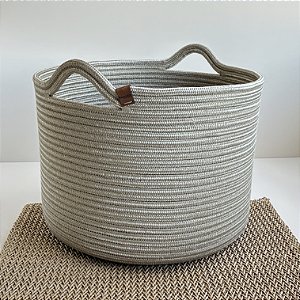Cesto Organizador 35cm x 25cm | Corda Náutica | Pronta Entrega