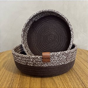 Cesto Pequeno | Kit com 2 peças | Pronta Entrega