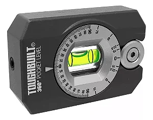 TOUGHBUILT NIVEL DE BOLSO DE 360 GRAUS