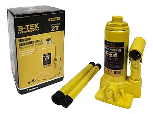 B-TEK MACACO HIDRAULICO TIPO GARRAFA MANUAL 2T