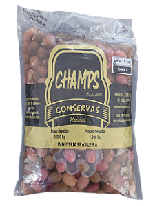 Azeitona Preta Inteira Com Caroço - 1 kg