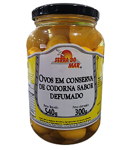 Ovo de Codorna em Conserva Defumado - 300 gr