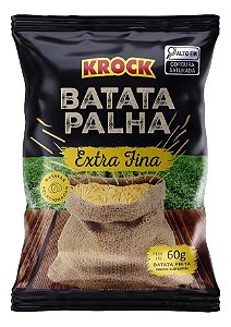 Batata Palha Extra Fina 60 gr - Krock - Cx 50 unidades