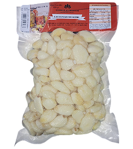 Alho Descascado Natural Roxo Nacional 500 gr - Sem Conservantes