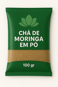 Chá de Moringa em Pó 100% Pura - Sem Conservantes