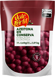 Azeitona Preta Com Caroço 1 kg