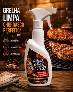 Limpa Grelhas, Espetos, Fornos, Coifas, Airfryer - 500 ml
