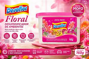 Anti Mofo Desoflor Desumificador de Ambientes - 160 gr