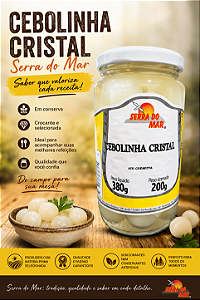 Cebolinha Cristal em Conserva - 200 gr