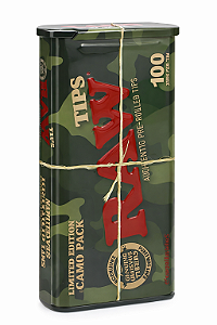 Lata RAW Camo Pack Camuflado 100 Tips