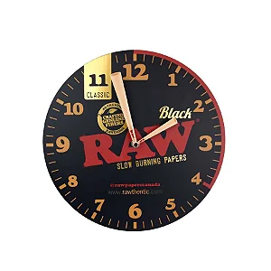 Relógio De Parede RAW Black Wall Clock