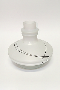 Base para Narguilé Vaso Aladin – White Minimalist Edition