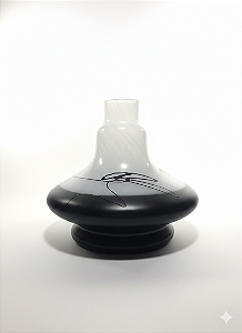 Base para Narguilé Vaso Aladin – Edição Black & White Premium