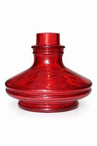 Base para Narguilé Vaso Aladin – Vermelho Translúcido