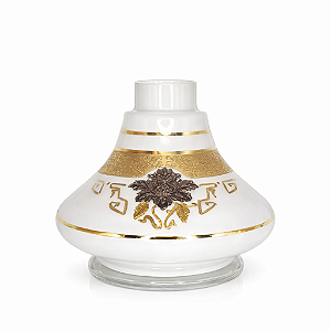 Base para Narguilé Bless Hookah Pequeno – Lamp Branco Imperial