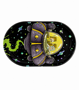 Bandeja Pequena Rick and Morty em Metal