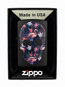 Zippo Original Skull Tropical
