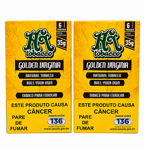 Caixa de Tabaco HI Tobacco Golden Virginia – Contém 6 Unidades