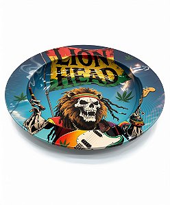 Cinzeiro de Metal Decorado – Lion Head