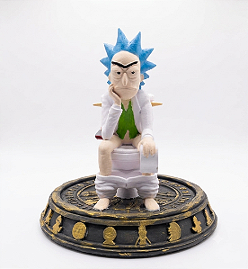 Rick no Vaso Sanitário 3D – Decorativa Rick And Morty