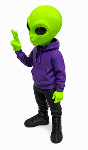 ET 3D Decorativo – Estátua Alienígena de Moletom