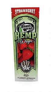 Blunt Wrap Hemp Wraps – 4 Folhas + 4 Piteiras Pré-Enroladas