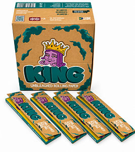 Seda King Brow Unbleached — King Size 4 sedas por 10,00
