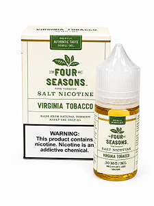 Four Seasons Fine Tobacco – 35mg Virginia Tobacco Salt Nicotine 30mg