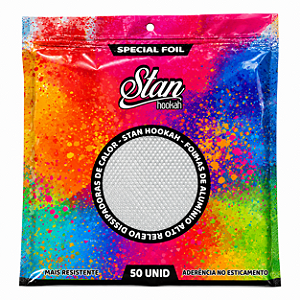 Papel Alumínio Stan Hookah Special Foil – Alto Relevo | 50 Folhas