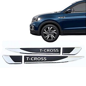 Par Emblema Lateral Tcross 2019 A 2024 Adesivo Resinado Slim