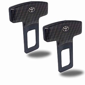 Par Fivela Fecho Anti Beep Cinto Segurança carbono Toyota