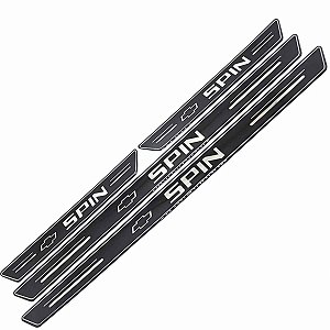 Kit jogo de Soleiras Spin de porta preto premium resinado