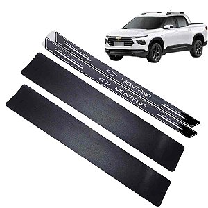 Kit jogo de Soleiras de porta preto premium Montana