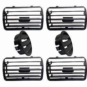 Kit Difusor Ar grade Painel Gol G3 G4 Parati Saveiro Preta