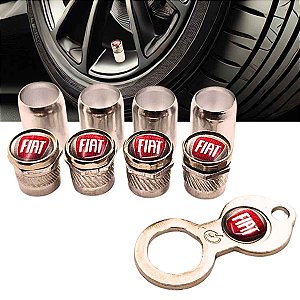 Tampa Bico de Pneu Antifurto Válvula personalizado Fiat