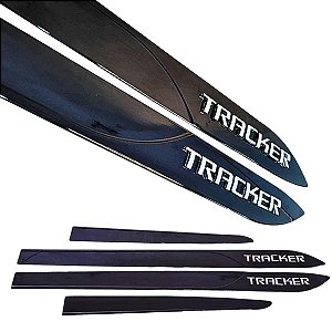 Friso Tracker 20  2024 Azul Eclipse nome cromado alto relevo