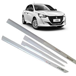 Friso Lateral Novo 208 Peugeot 2022 Branco Nacre