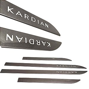 Friso Lateral KARDIAN Cor Cinza Cassiope Nome Cromado