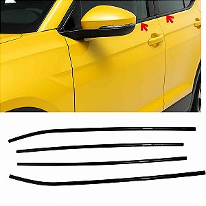 Aplique Pestana Janela Black Piano T-cross 2025 2026