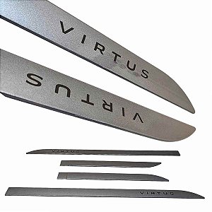 Friso Lateral VIRTUS highline 2024 2025 2026 CINZA PLATINUM
