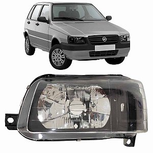 Farol Uno Mille Way Economy 2004  2013 Direito Mascara Negra