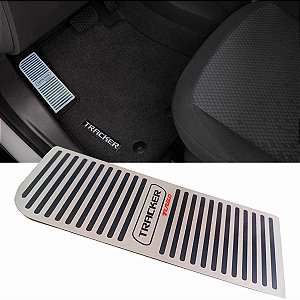 Descanso de pé aço inox escovado GM para Chevrolet Tracker