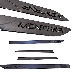 Friso Lateral Nova Montana Azul Eclipse Nome Black Piano