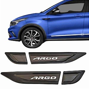 Emblemas Aplique Laterais Argo Black Piano Chrome Delete