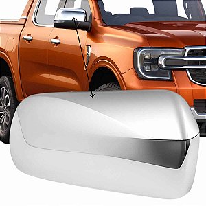 Capa Retrovisor Cromada Ranger 2024 a 2026 Original Esquerdo