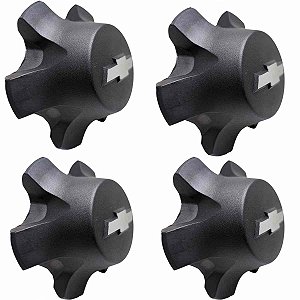 Kit 4 Calota centro roda D20 C20 A20 Silverado aro 6X16"