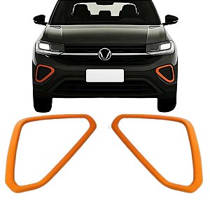 Aplique Farol Milha Laranja Fosco T-Cross 25 Similar EXTREME